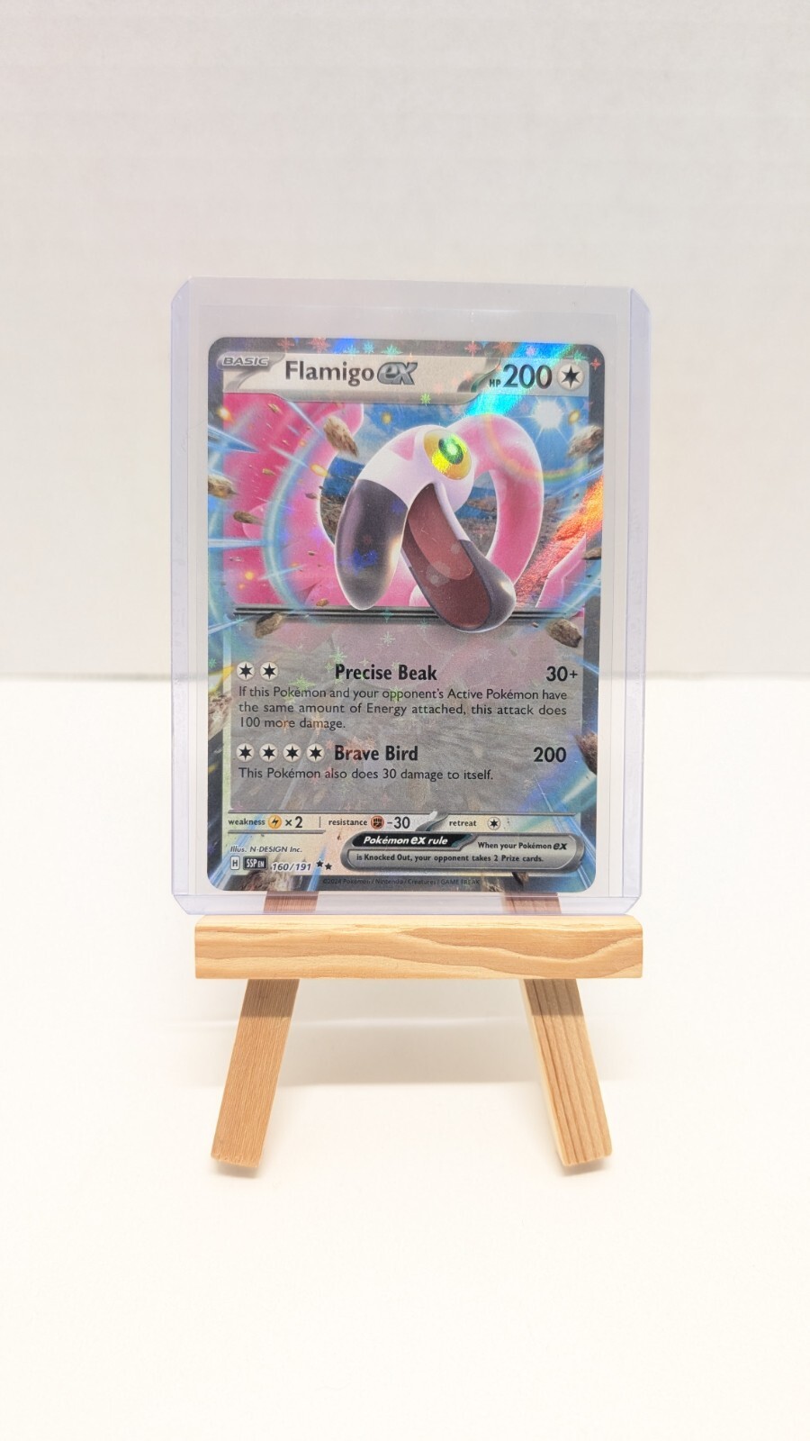 Pokémon TCG, Flamigo Ex 160/191 - Surging Sparks
