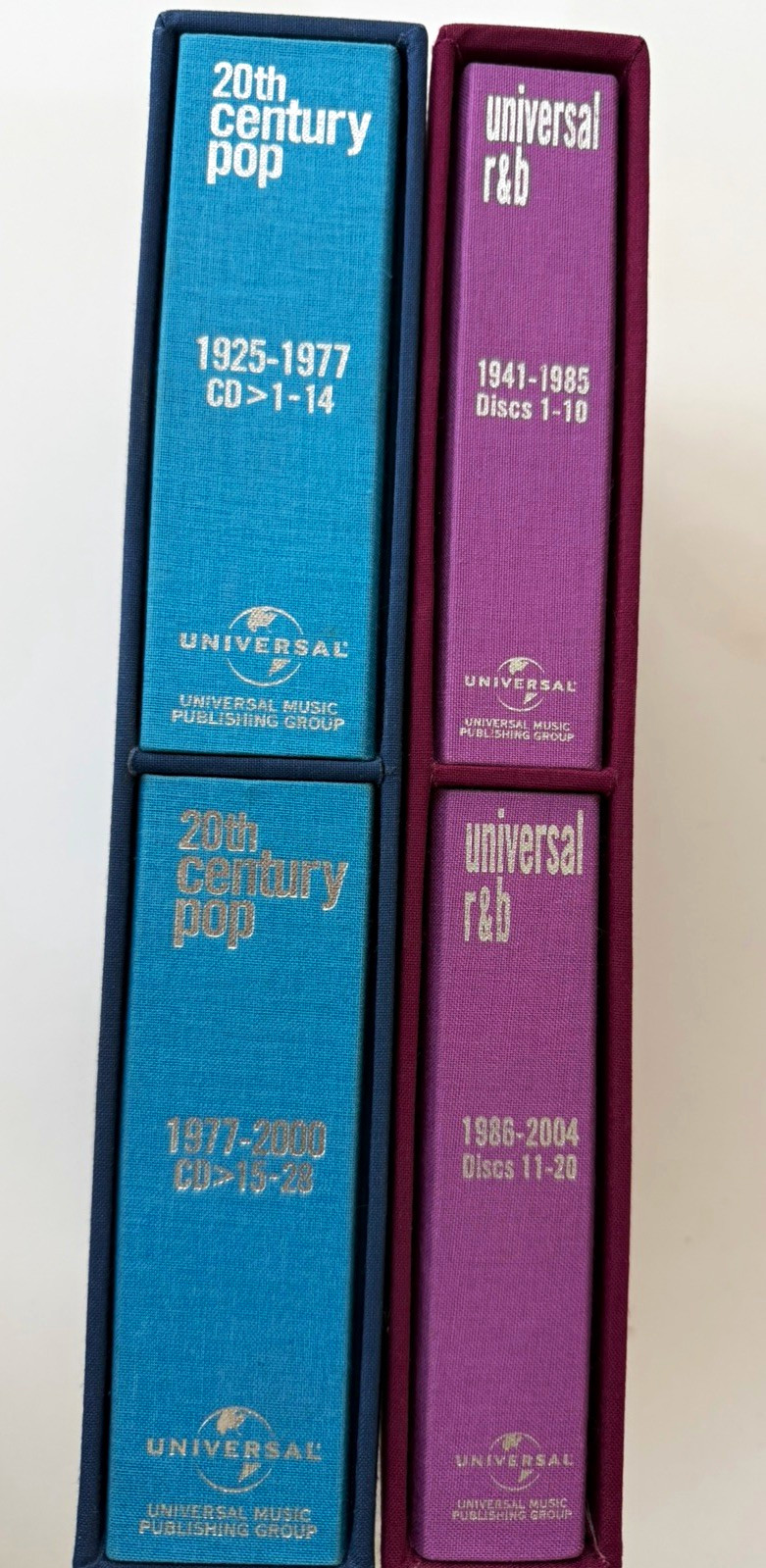 Universal Music Publishing Group 20th Century Pop / Universal R&B 48 CD Box Sets Universal Music Publishing Group 20th Century Pop / Universal R&B 48 CD Box Sets