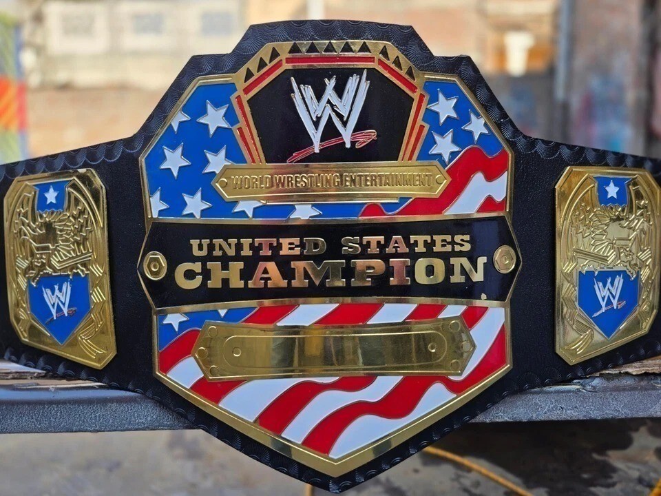 NEW United States Championship Title Belt Adult Size Replica 2MM WWE Wrestling