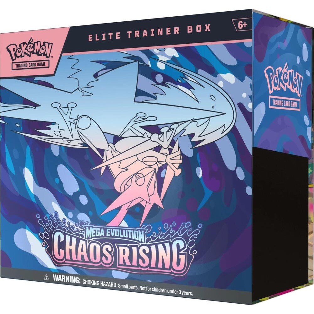 Pokemon TCG Mega Evolution Chaos Rising Elite Trainer Box ETB Factory Sealed Pokemon TCG Mega Evolution Chaos Rising Elite Trainer Box ETB Factory Sealed