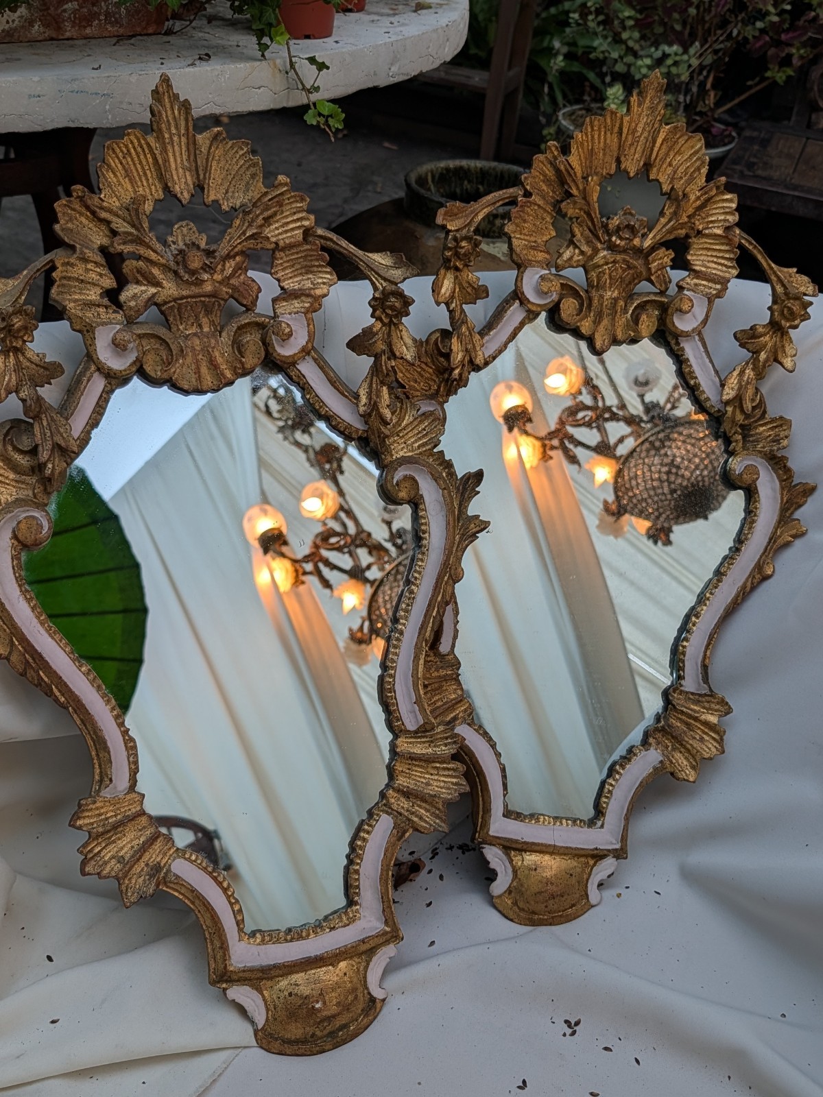 Antique Venetian Wall Mirros Italy Antique Venetian Wall Mirros Italy