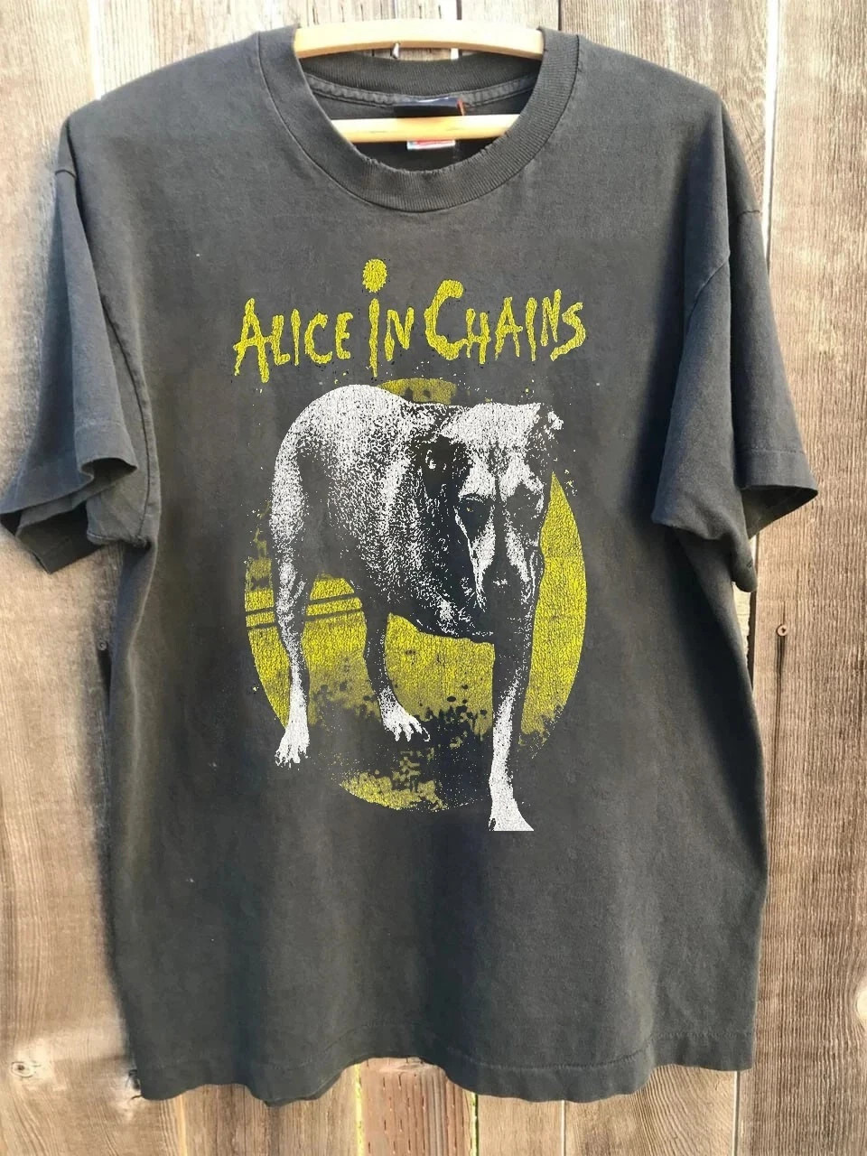 Alice in Chains Band Rare Design Charcoal Short Sleeve Unisex Shirt WA1650