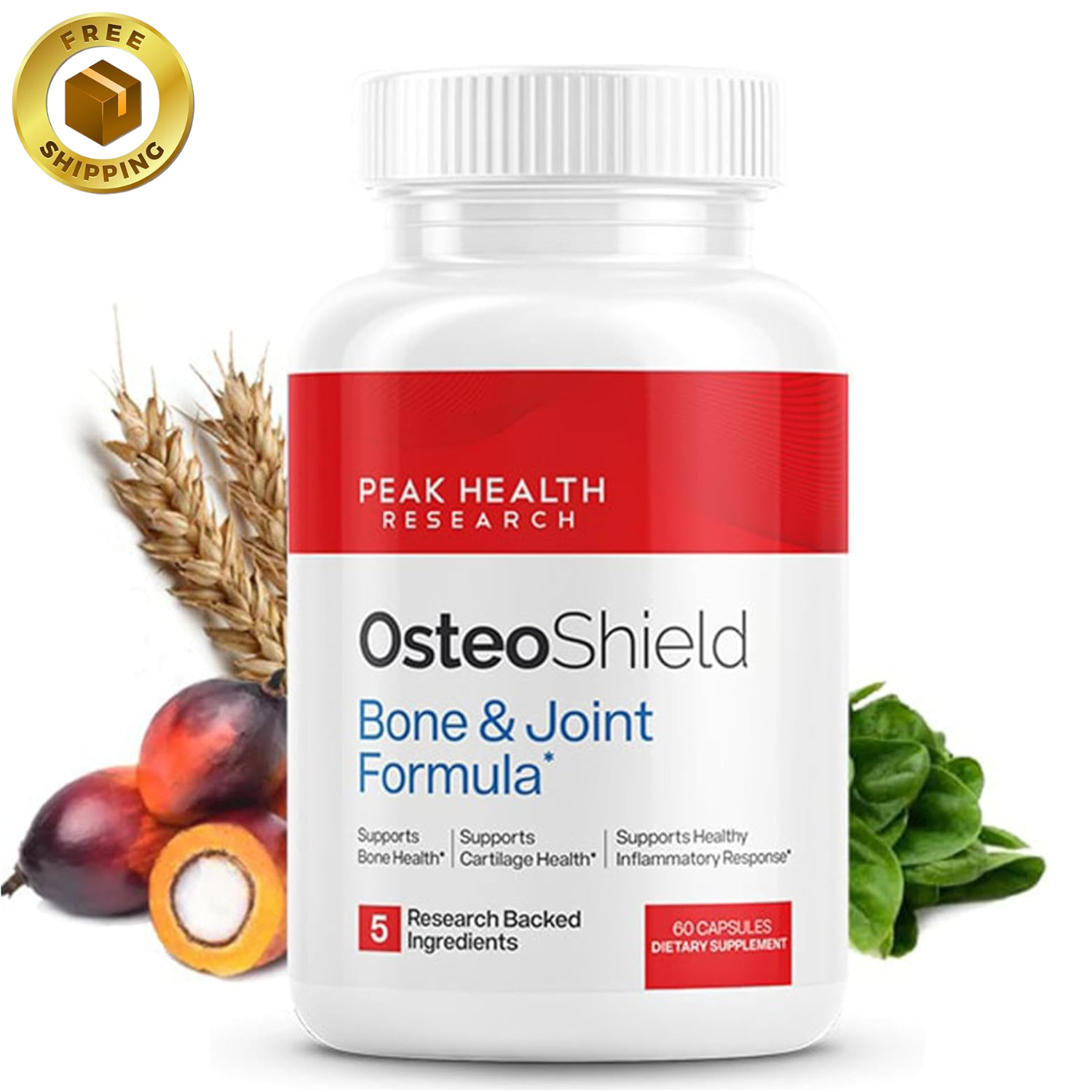 Osteoshield Peak Health Research Bone & Joint Formula 60 Capsules