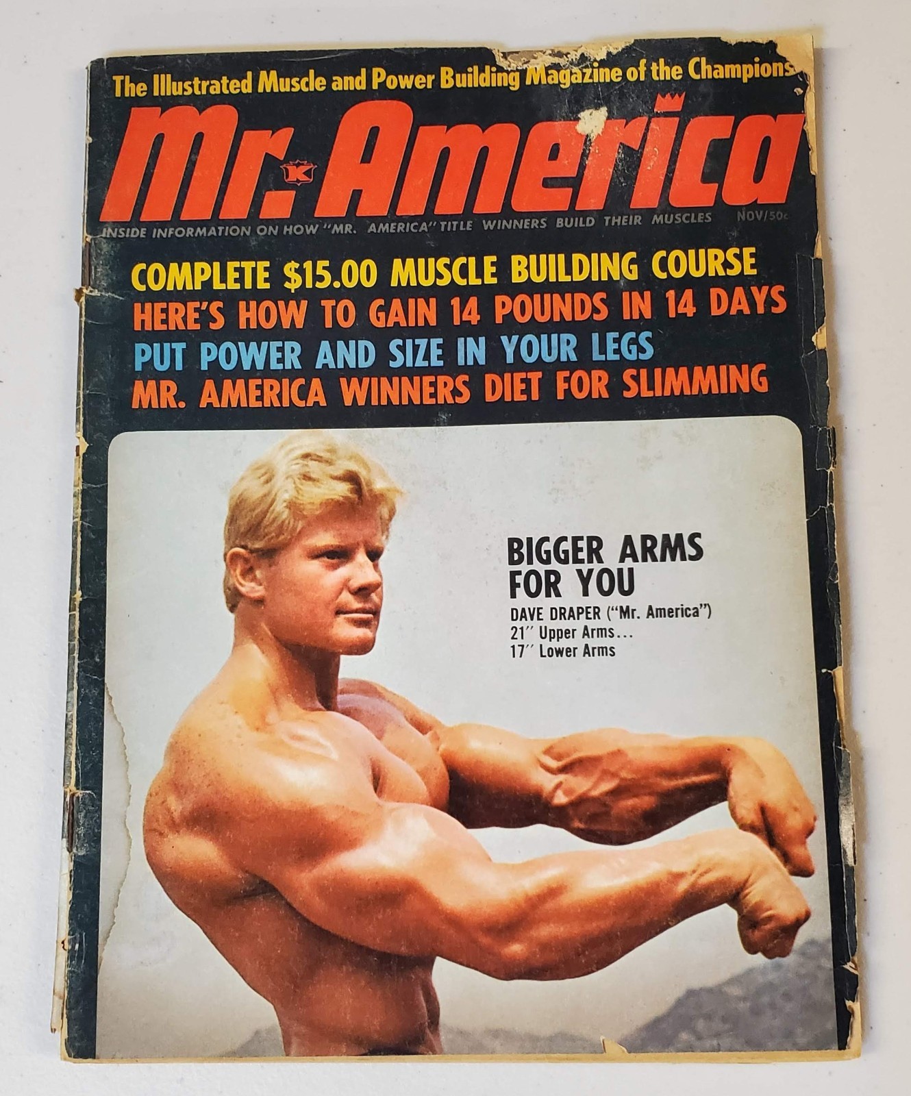 Mr. America Nov 1966 Vintage Bodybuilding Magazine Dave Draper