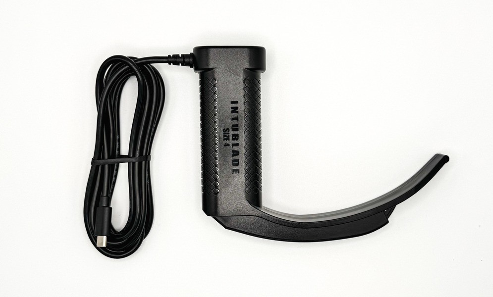 IntuBlade Video Laryngoscope MAC4 iOS iPad USB-C Disposable Emergency EMS New