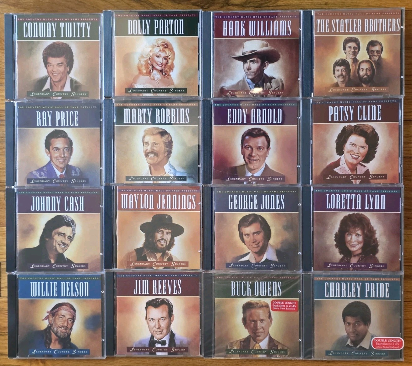 16 Time Life CDs Legendary Country Singers: PARTON NELSON CLINE JONES CASH Etc