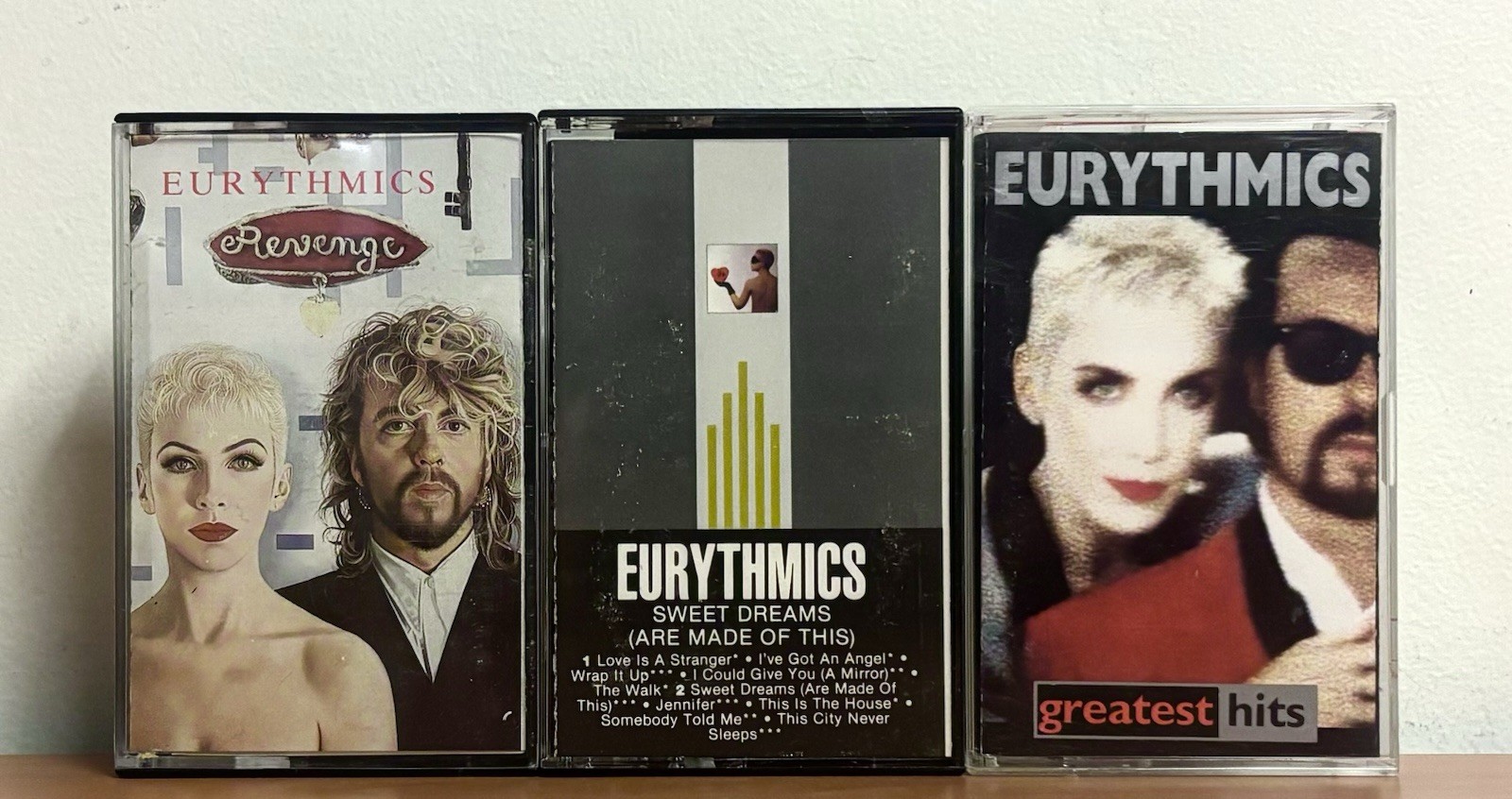 Eurythmics Cassette Tapes Lot Of 3: Sweet Dreams, Revenge & Greatest Hits