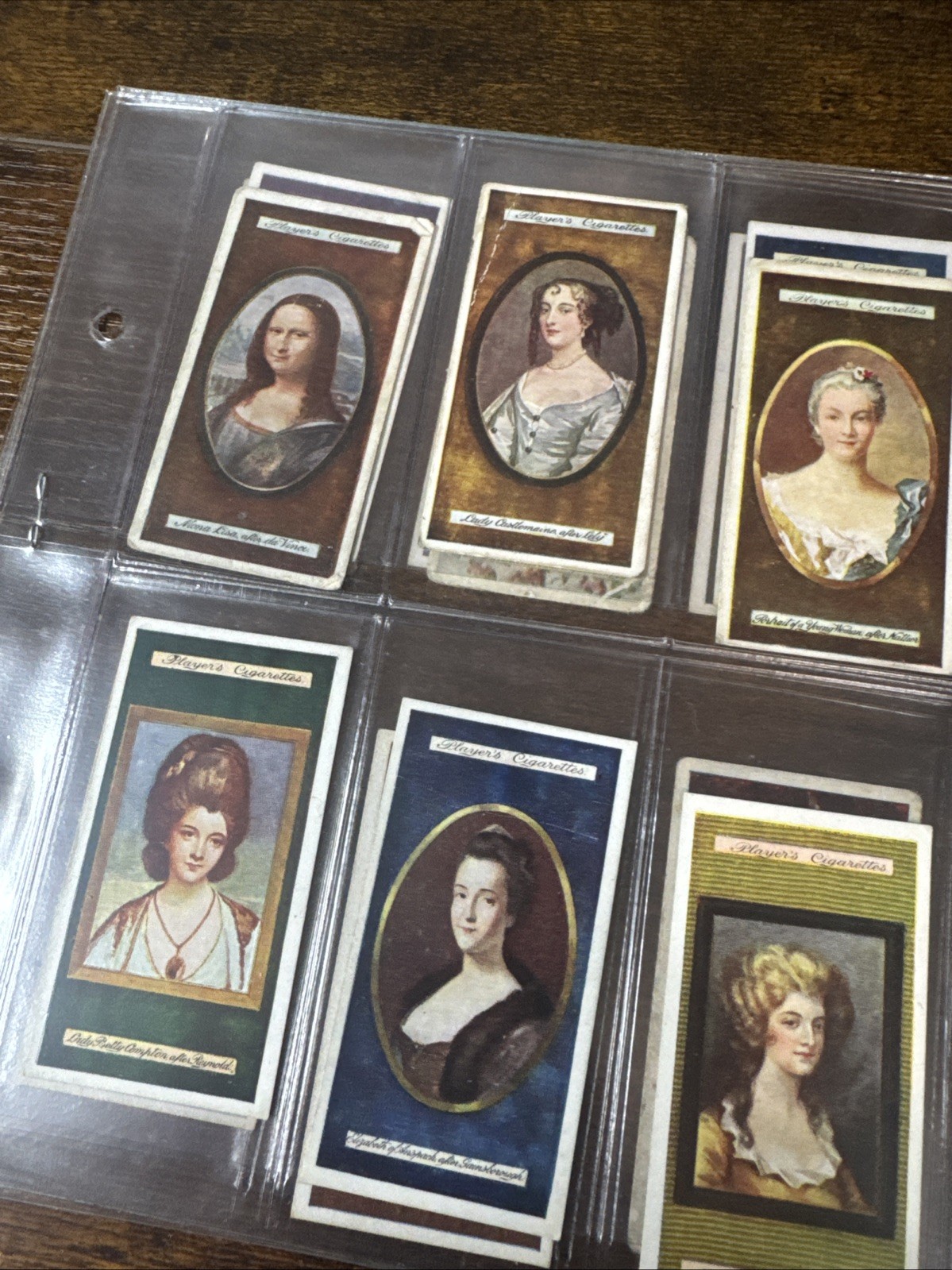 1923 John Player Miniatures Full 25 Card Sleeved Set W/mona Lisa 1923 John Player Miniatures Full 25 Card Sleeved Set W/mona Lisa