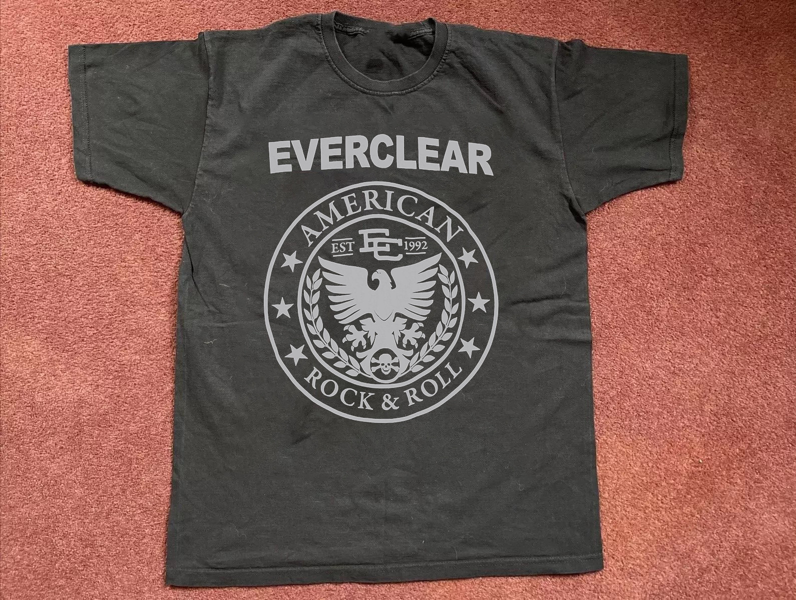 Everclear Band Logo Black Cotton Shirt Full size S-5XL Unisex O07