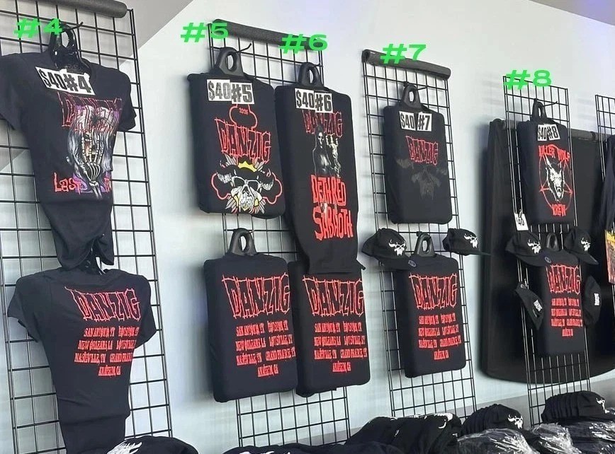 HOT Danzig Concert Tour 2026 merch reprint