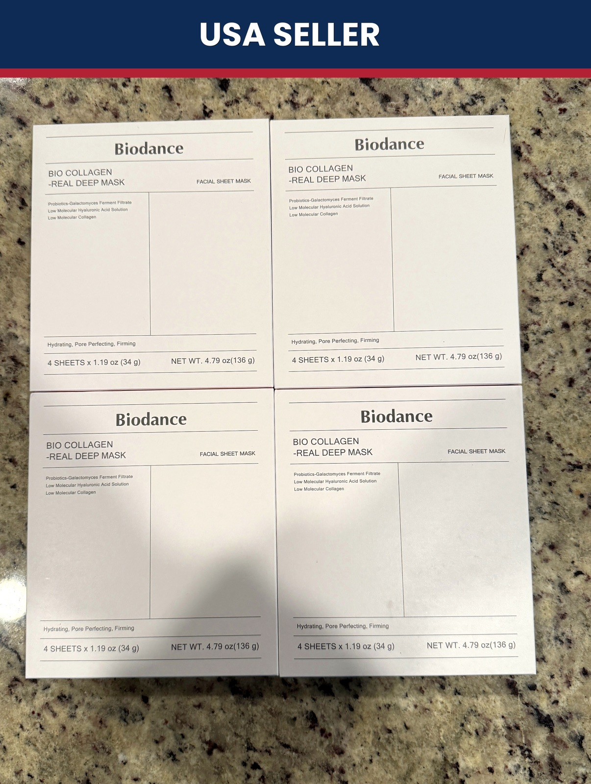 BIODANCE Bio Collagen Real Deep Mask 16 Sheets (4 Boxes) USA Seller BIODANCE Bio Collagen Real Deep Mask 16 Sheets (4 Boxes) USA Seller