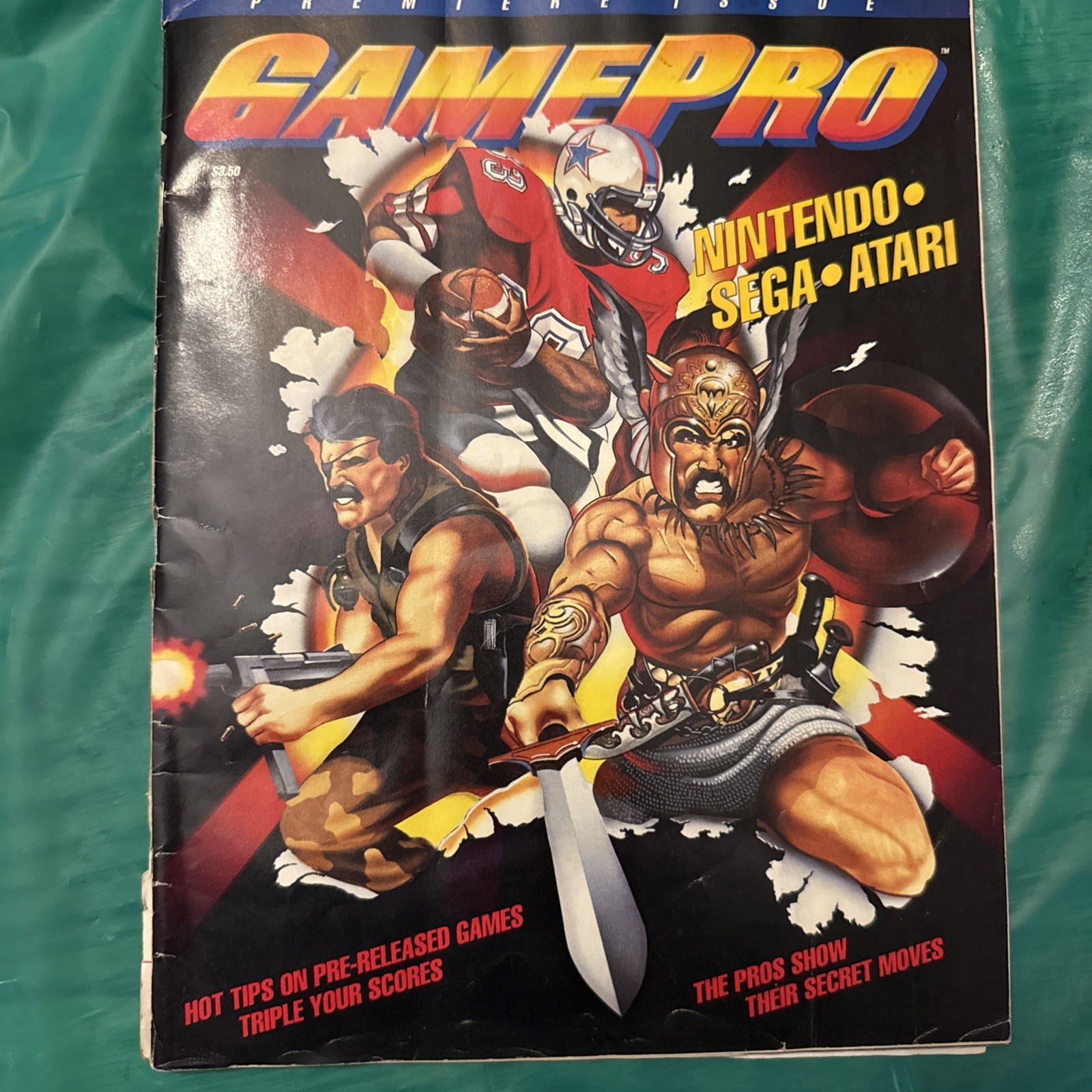 1989 GamePro Magazine Premiere Issue Nintendo Sega Atari 1989 GamePro Magazine Premiere Issue Nintendo Sega Atari