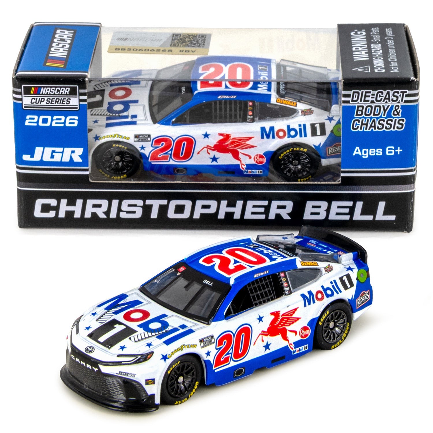 Christopher Bell Mobil 1 1:64 2026 Diecast Car Christopher Bell Mobil 1 1:64 2026 Diecast Car