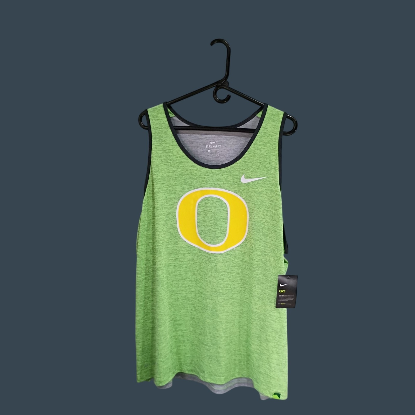 Nike Oregon Ducks Green Dri-FIT Tank Top Mens Size XL NEW