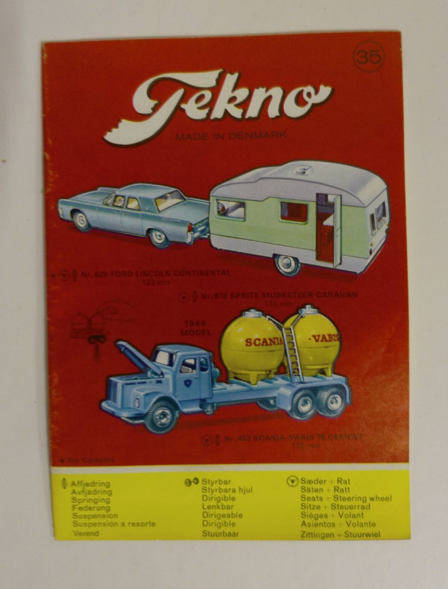 Rare Vintage Tekno 1965-1966 Catalog Rare Vintage Tekno 1965-1966 Catalog