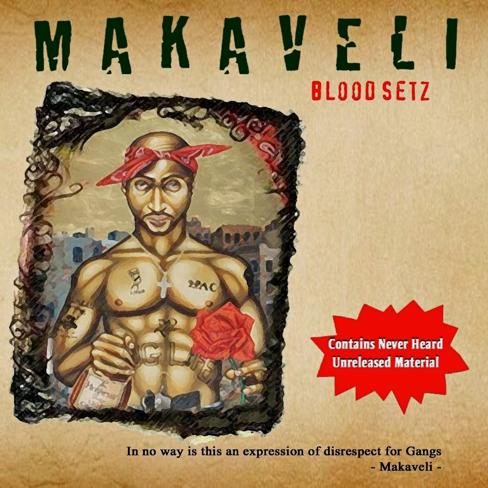 Makaveli - Blood Setz Album Makaveli Records 1996 Death Row Records Tupac Shakur Makaveli - Blood Setz Album Makaveli Records 1996 Death Row Records Tupac Shakur