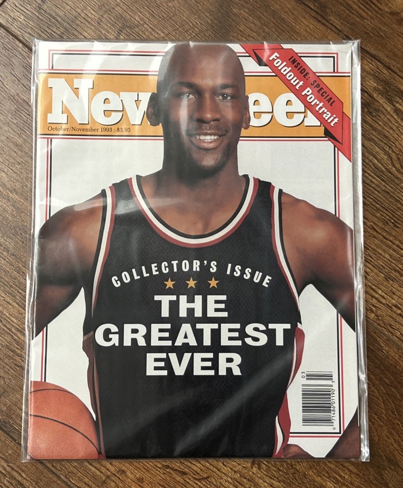 Newsweek Magazine Collectors Issue Michael Jordan The Greatest Ever Oct/Nov 1993 Newsweek Magazine Collectors Issue Michael Jordan The Greatest Ever Oct/Nov 1993