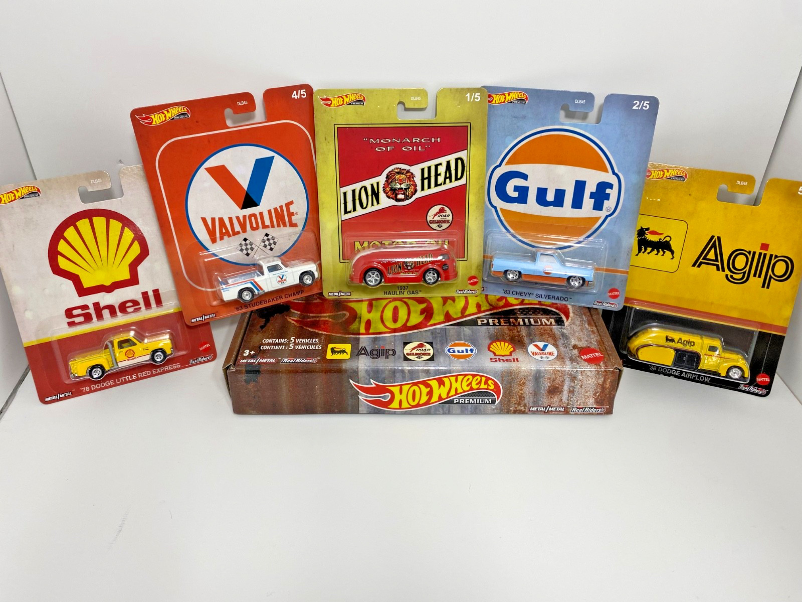 2020 Hot Wheels Premium Pop Culture Vintage Oil Exclusive Box Set (5) Silverado 2020 Hot Wheels Premium Pop Culture Vintage Oil Exclusive Box Set (5) Silverado
