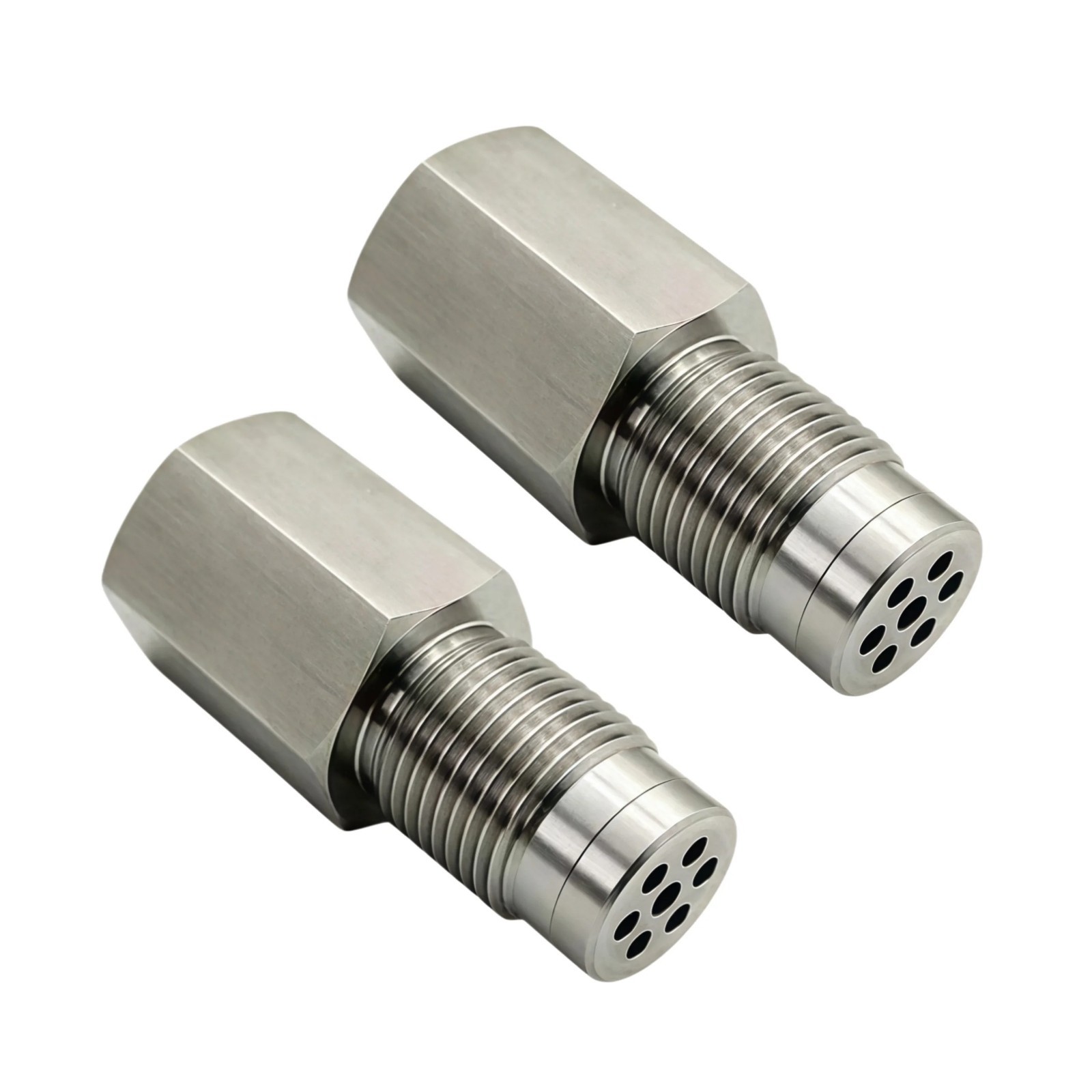 2PCS Oxygen Sensor Adapter Mini Catalytic Converter O2 Sensor 2PCS Oxygen Sensor Adapter Mini Catalytic Converter O2 Sensor