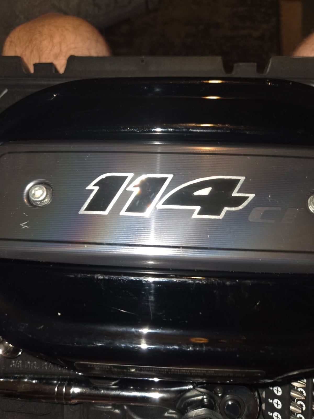 Genuine OEM Harley-Davidson Gloss Black Milwaukee-Eight (M8) 114ci Ventilator...