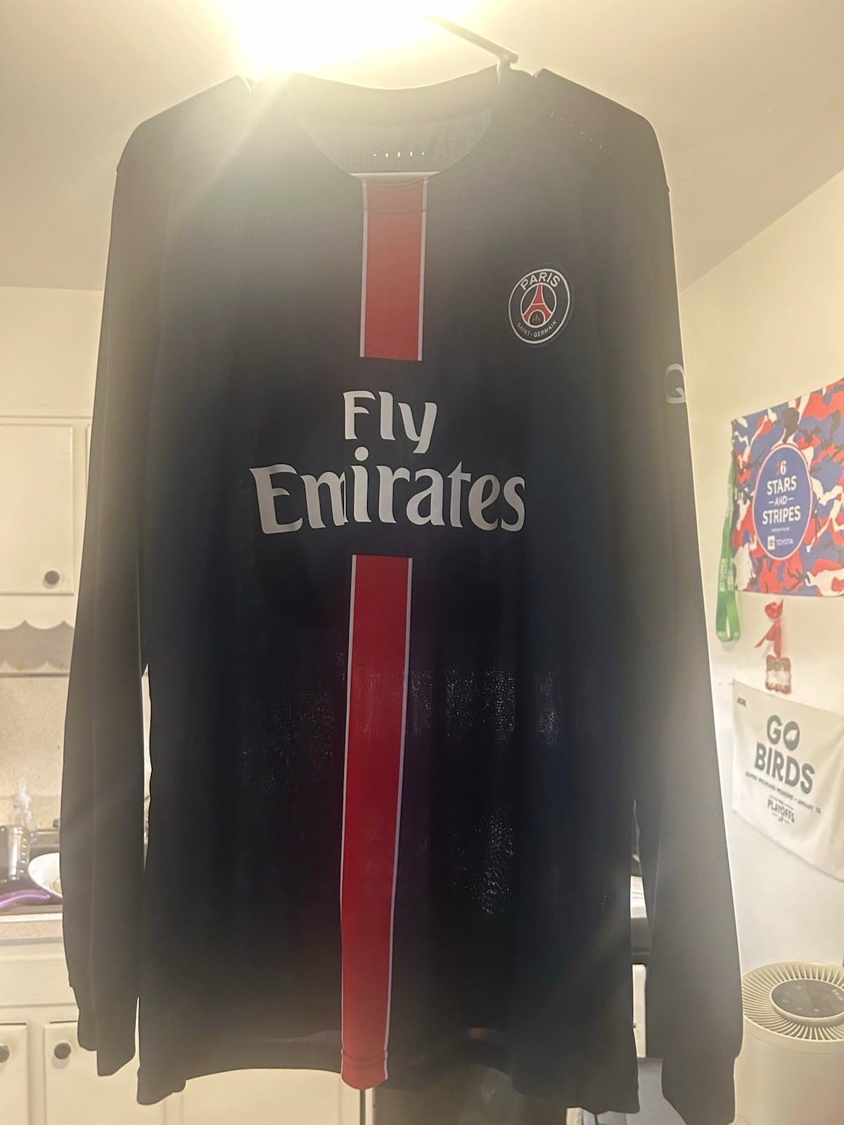 Paris Saint-Germain PSG Zlatan Ibrahimovic #10 Long Sleeve Jersey XL Paris Saint-Germain PSG Zlatan Ibrahimovic #10 Long Sleeve Jersey XL