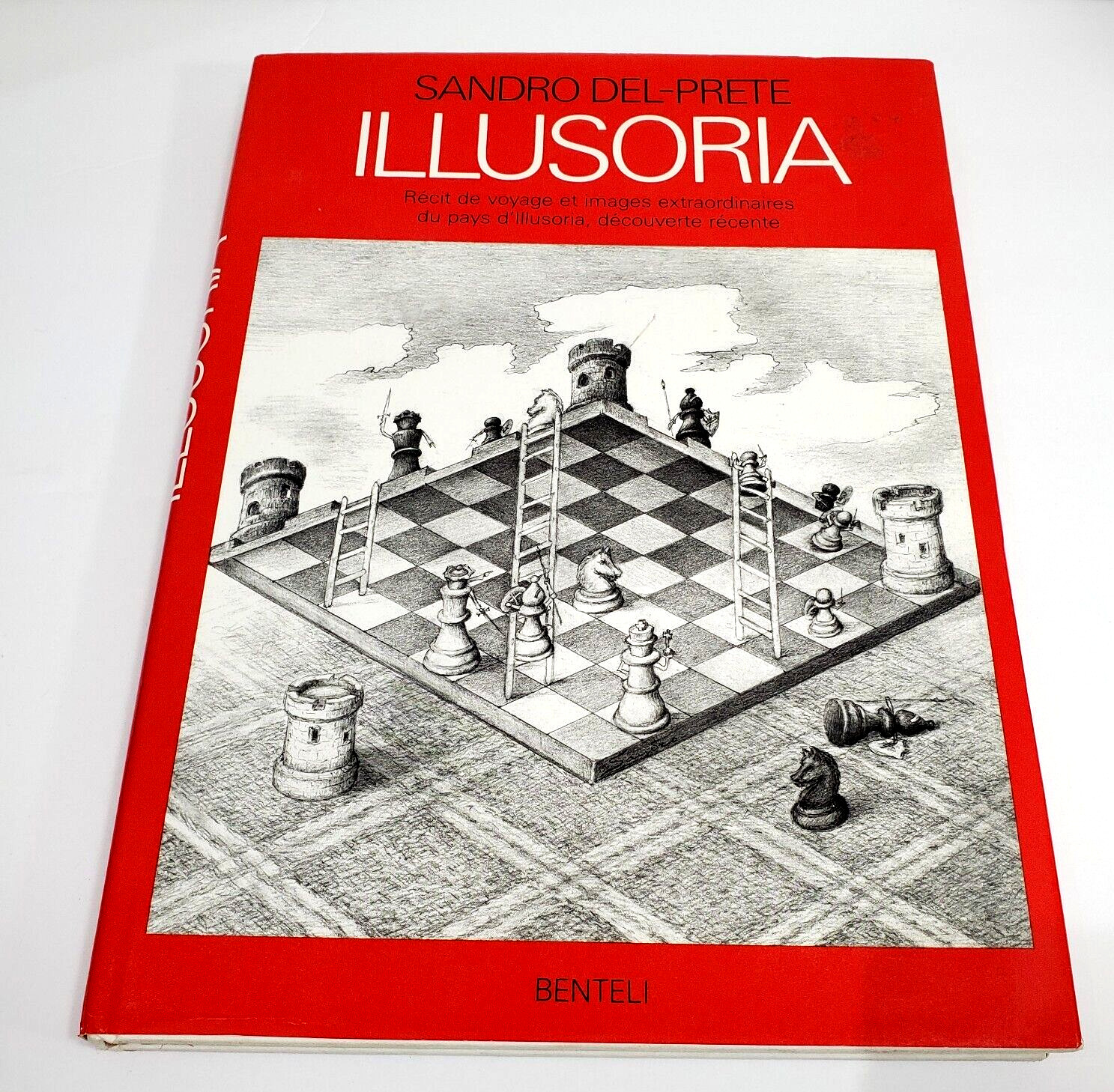 ILLUSORIA Sandro Del-Prete W/Dust Jacket Benteli FRENCH 3-7165-0649 RARE 1989 ILLUSORIA Sandro Del-Prete W/Dust Jacket Benteli FRENCH 3-7165-0649 RARE 1989