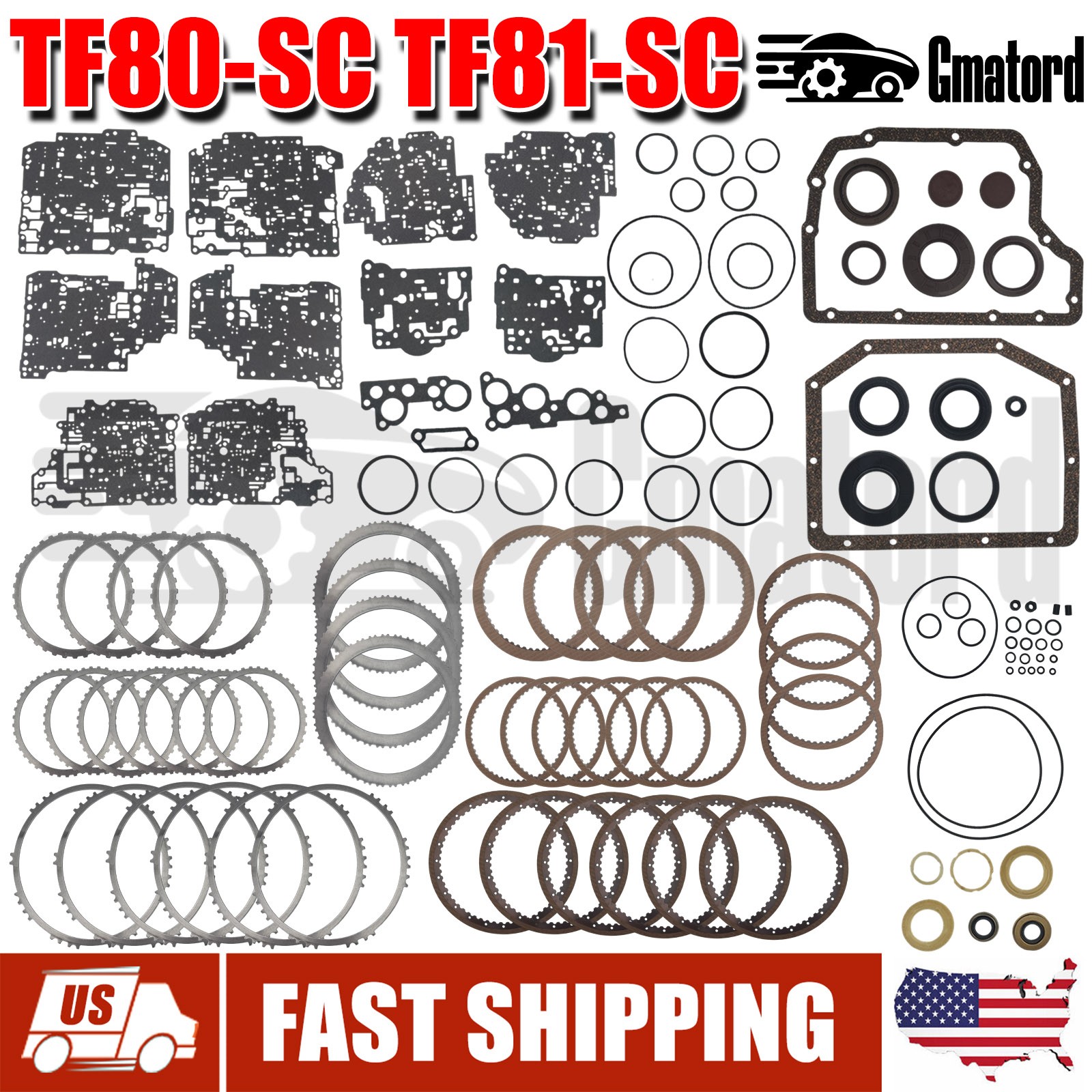 TF80-SC TF81-SC Transmission Master Overhaul Rebuild Kit For Volvo V60 S80 Ford TF80-SC TF81-SC Transmission Master Overhaul Rebuild Kit For Volvo V60 S80 Ford