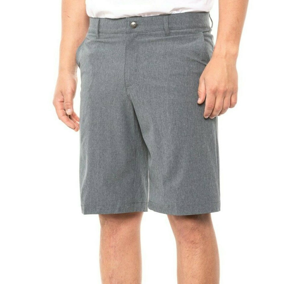 New Adidas Golf Ultimate365 Shorts Grey Heather Stretch Men's 30  $65