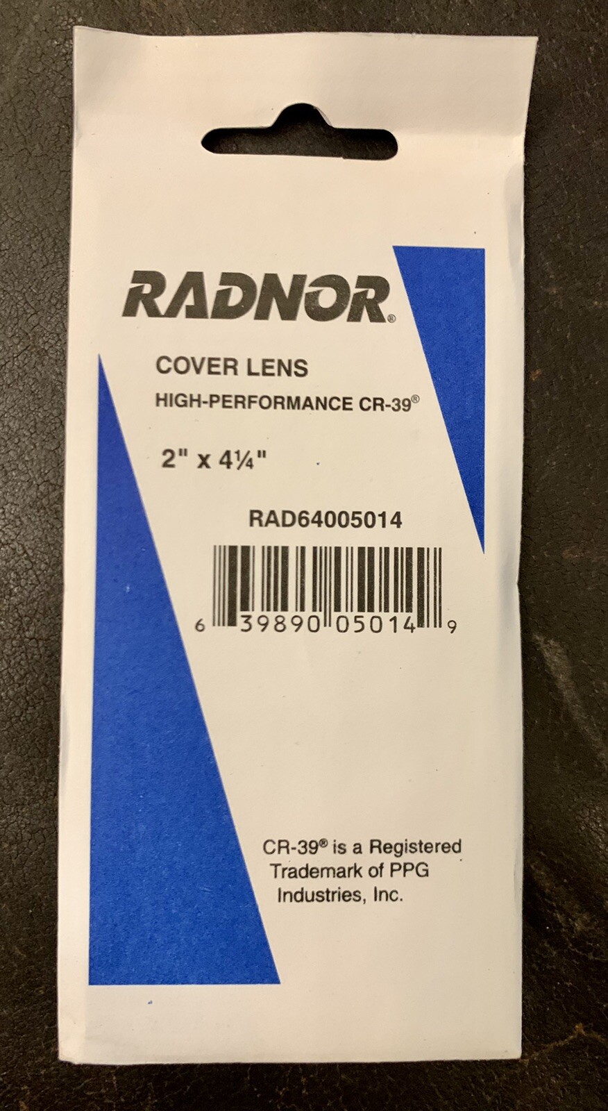 10 x RADNOR CR-39 Clear Cover Plate Lens 2