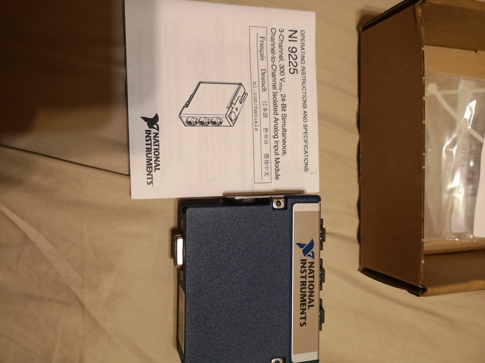 National instruments 9225 New Open box NI 9225