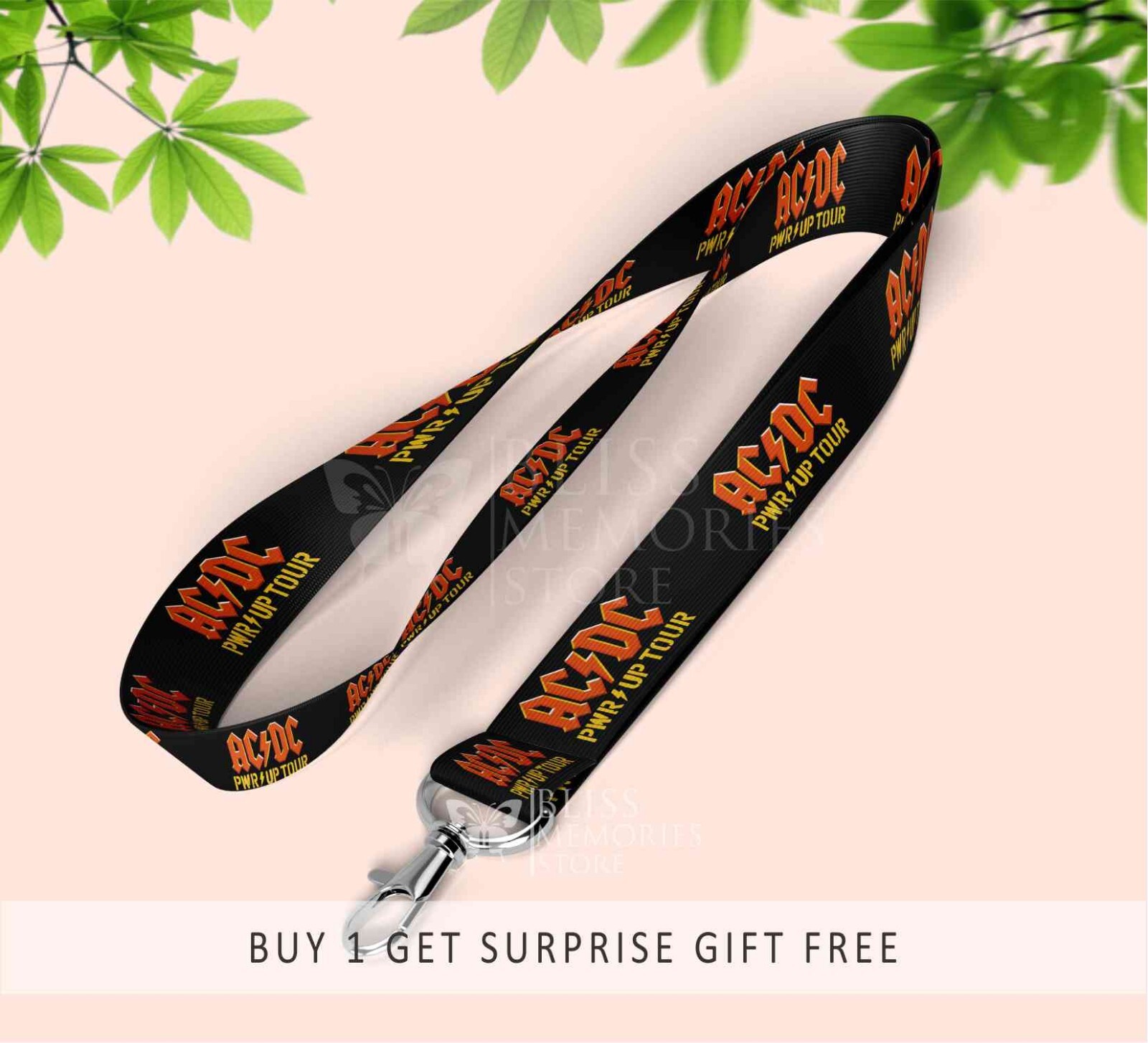 AC/DC Lanyard for Keys AC/DC Poster AC/DC Concert Lanyard ACDC Merch AC/DC Keys