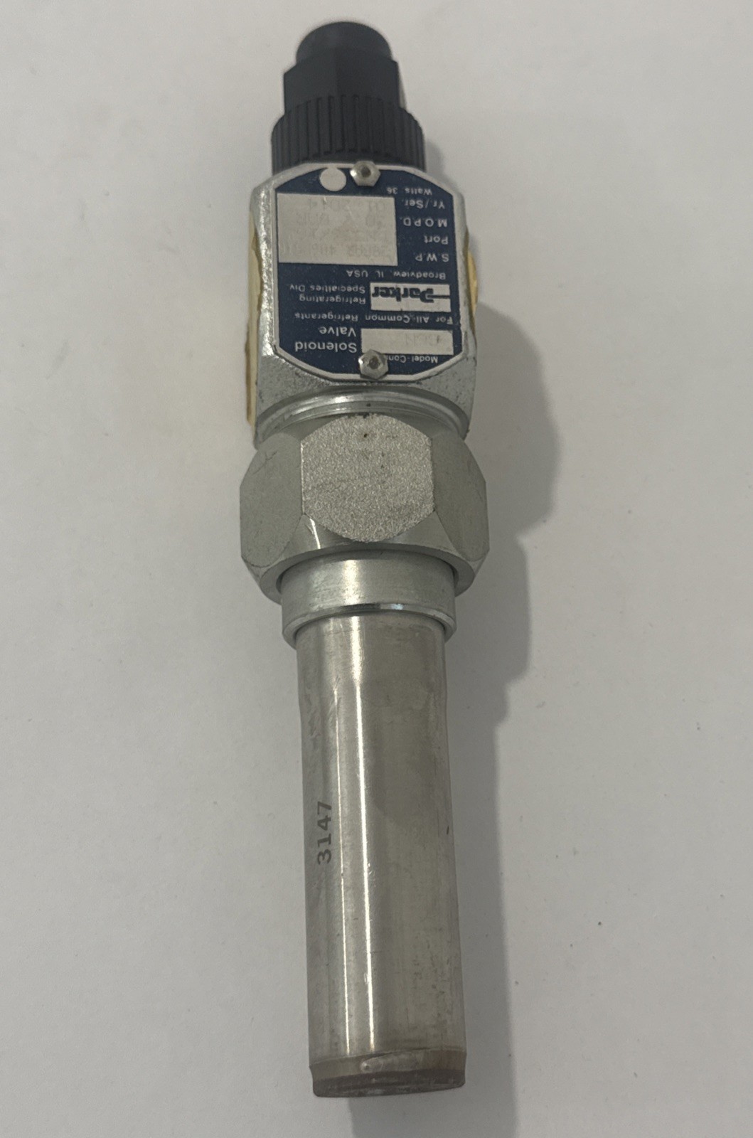 Parker S6N Solenoid Valve Industrial Refrigeration Ammonia NH3 Valve NOS