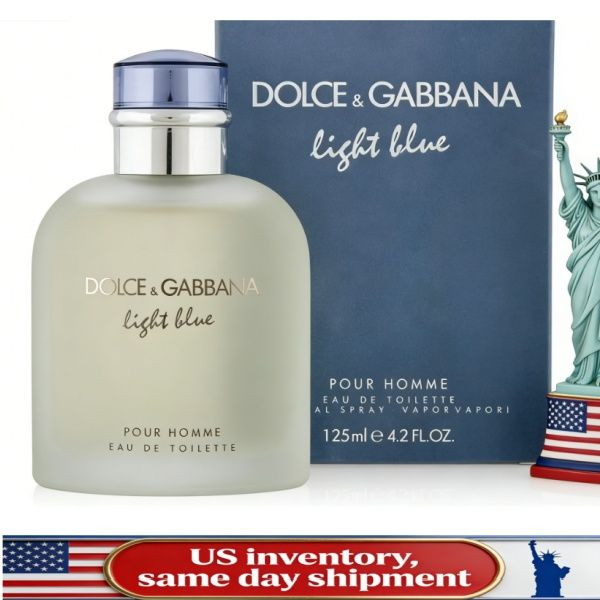 Light Blue for Men EDT Gift Spray 4.2oz/125ml Brand New with box  Fast deliver*-