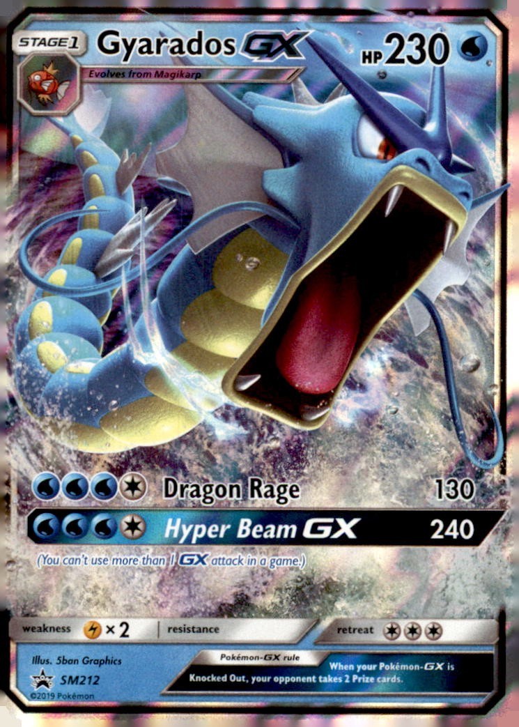 2019 Pokemon Gyarados GX SM212 Sm Holo Hp 230 2019 Pokemon Gyarados GX SM212 Sm Holo Hp 230