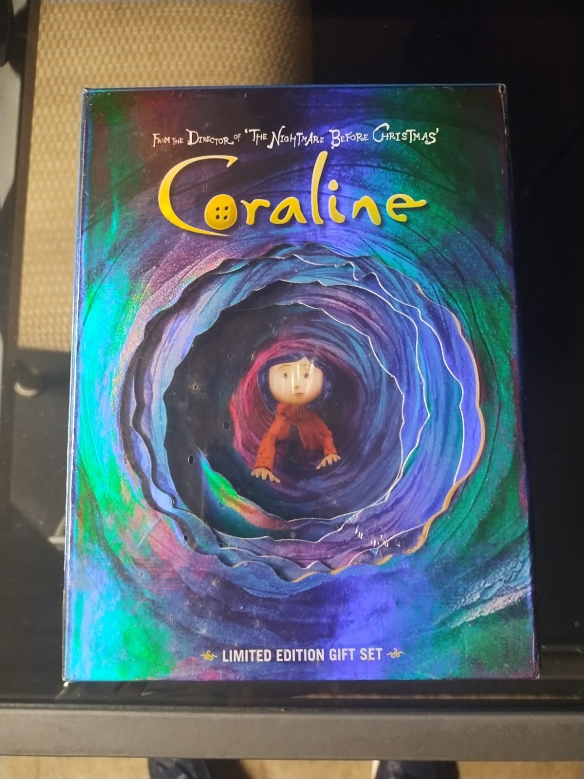Coraline Limited Edition Box Set. 2 Disks, 3d Glasses, Other Inserts.