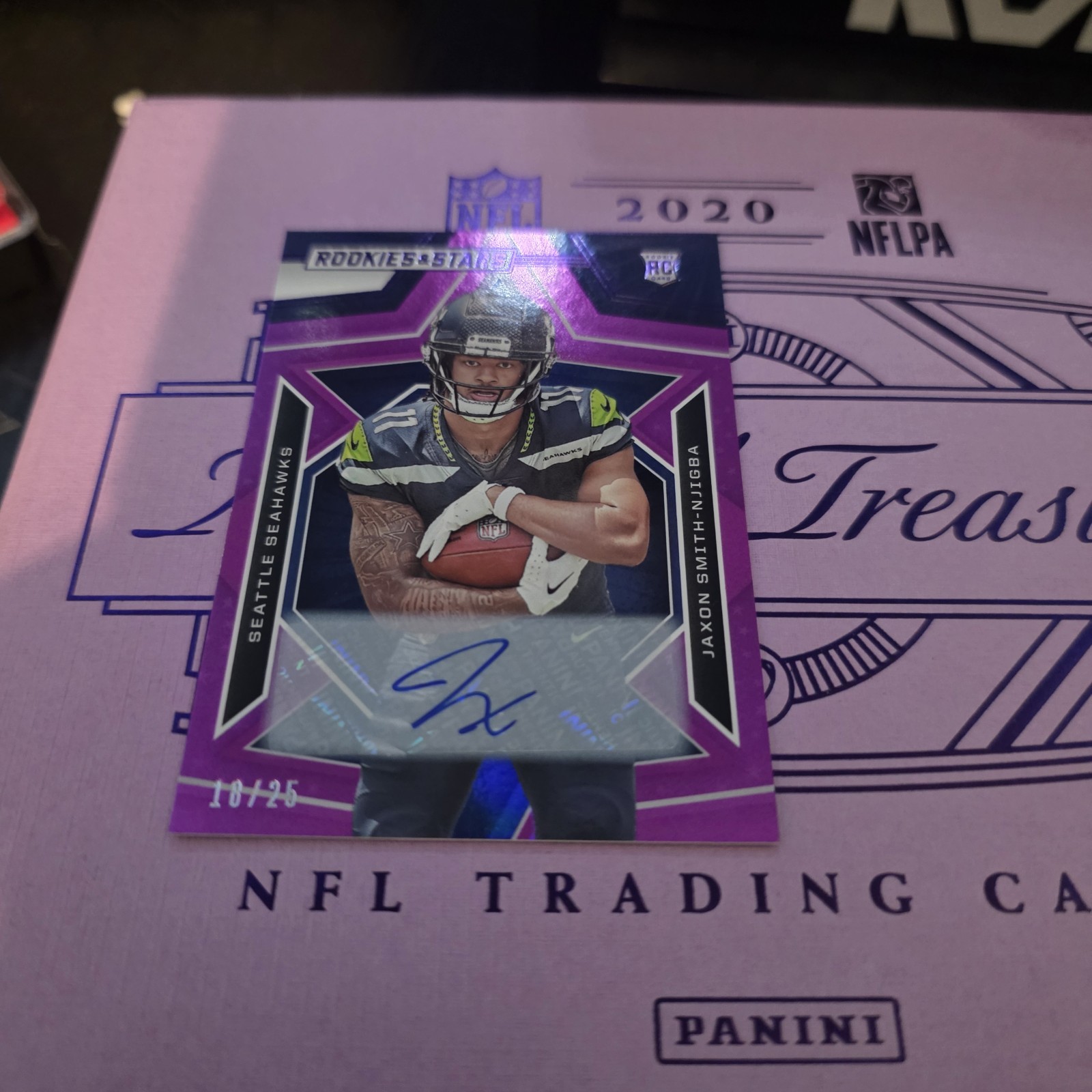 2023 Panini Rookies & Stars - Rookies Jaxon Smith-Njigba #151 Purple Signatures