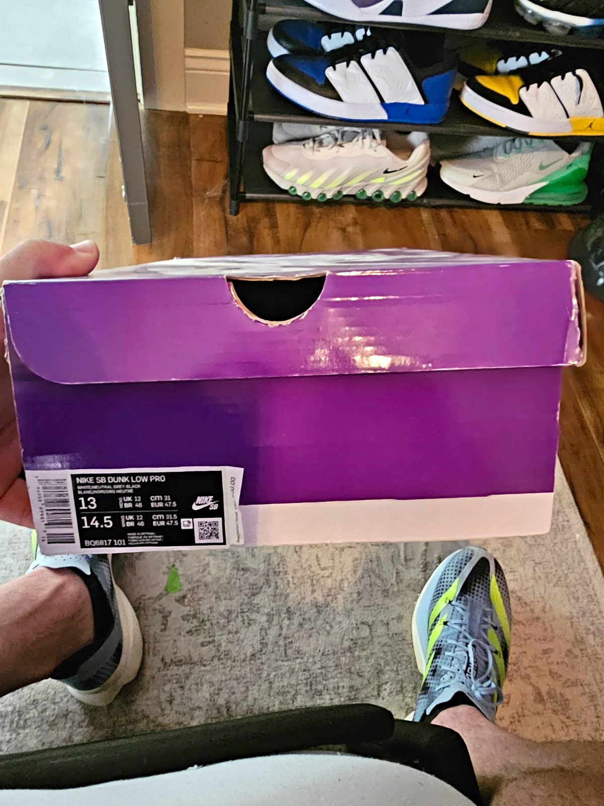 Nike SB Dunk Low Laser Blue US 13M, Worn 1 Time New Condition Nike SB Dunk Low Laser Blue US 13M, Worn 1 Time New Condition