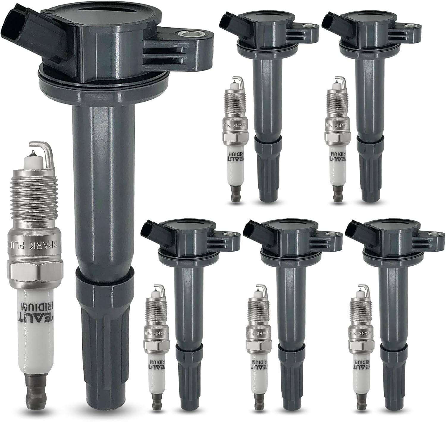 Ignition Coil Pack Iridium Spark Plug Kit DG514 UF486 Ford Fusion Escape 3.0L V6 Ignition Coil Pack Iridium Spark Plug Kit DG514 UF486 Ford Fusion Escape 3.0L V6