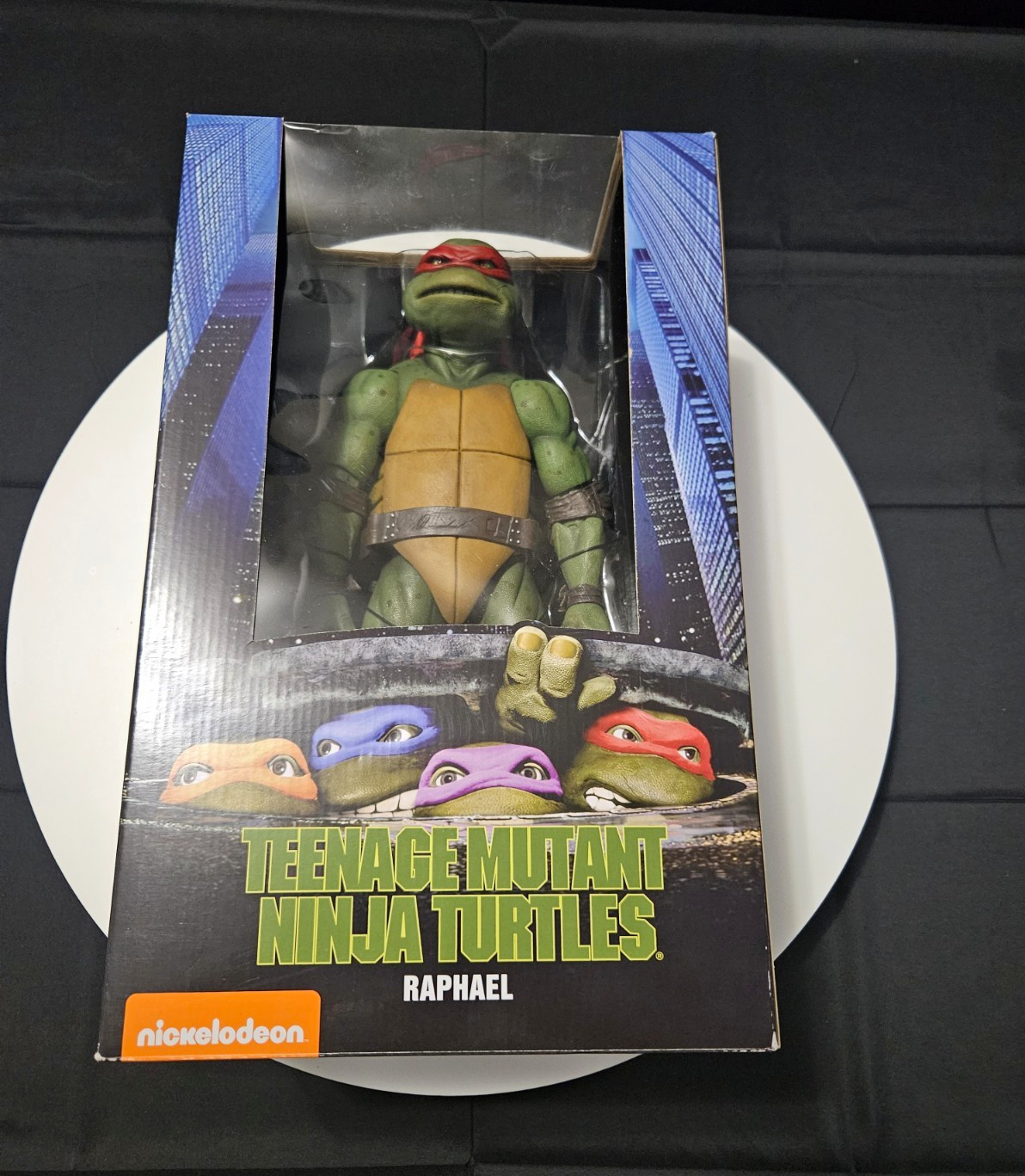 NECA Teenage Mutant Ninja Turtles Raphael Action Figure Nickelodeon Boxed