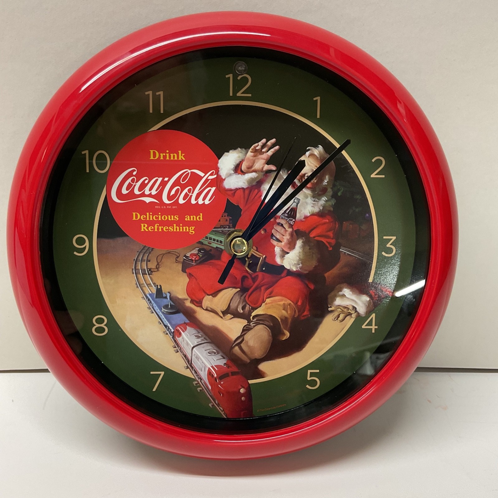 COCA-COLA Santa Christmas Carol Sound Clock