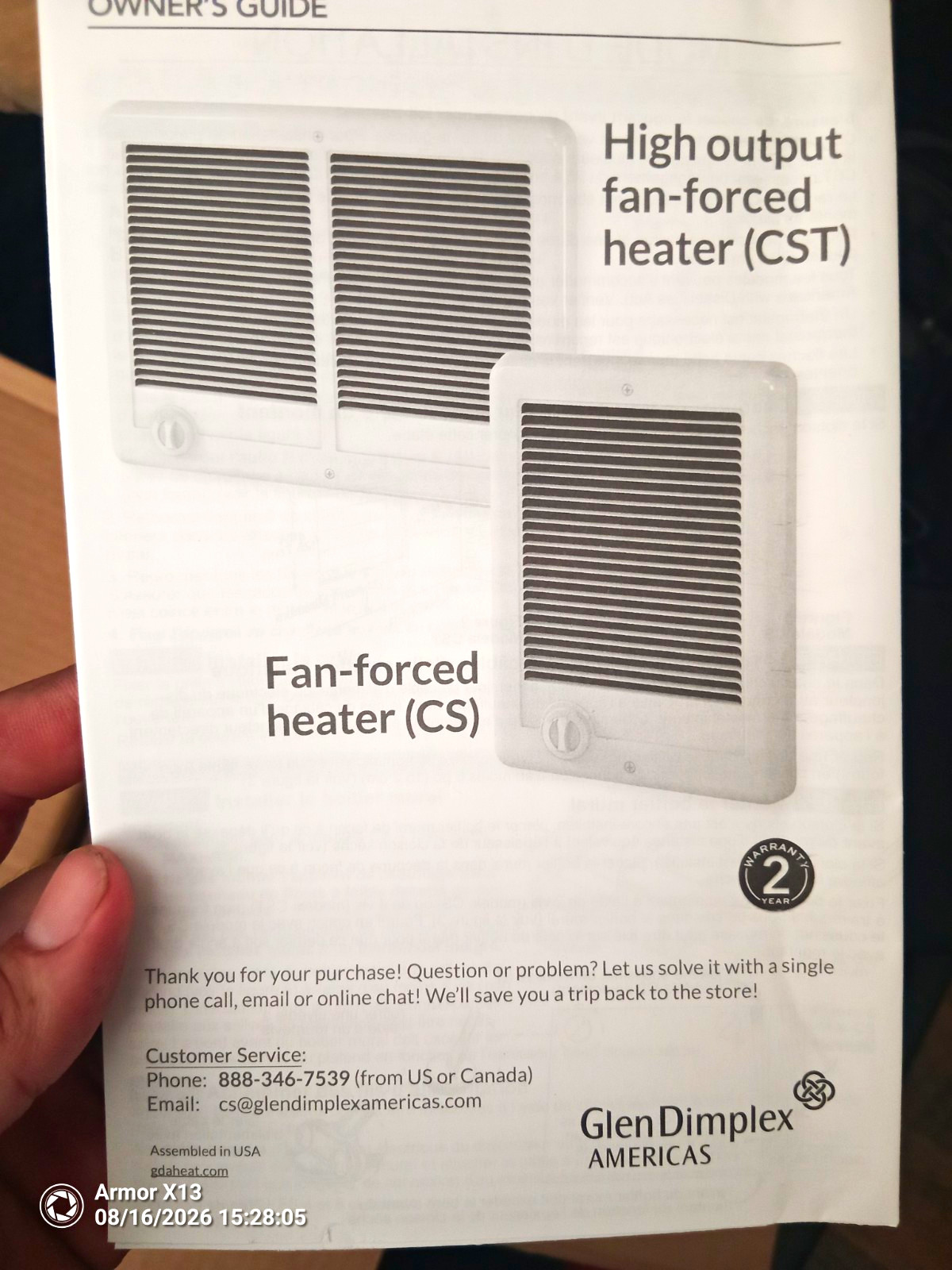Cadet CSC151TW Wall Fan-Forced Heater 1500W 120V White w/ Thermostat Cadet CSC151TW Wall Fan-Forced Heater 1500W 120V White w/ Thermostat