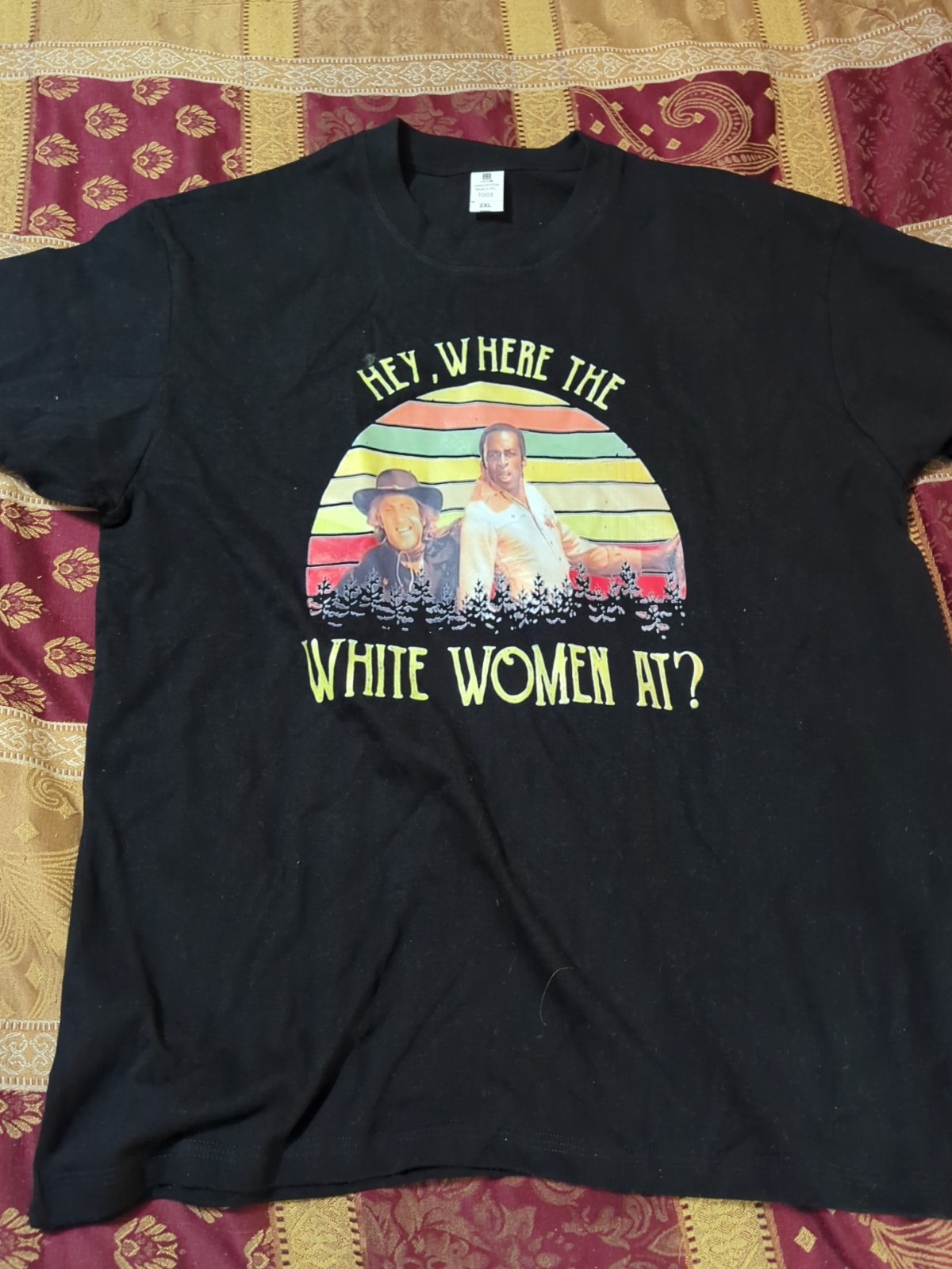 Hey Where The White Women At? Funny Graphic Humor Saying Vintage Men\'s T-Shirt