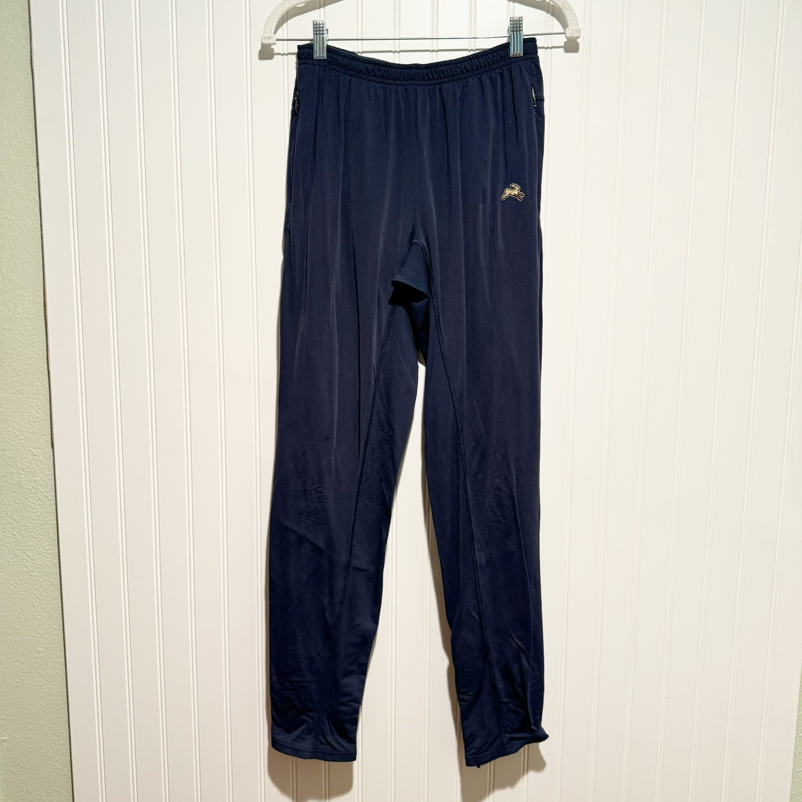 Tracksmith Session Pants Navy Blue Zip Ankles Mens Small Tracksmith Session Pants Navy Blue Zip Ankles Mens Small