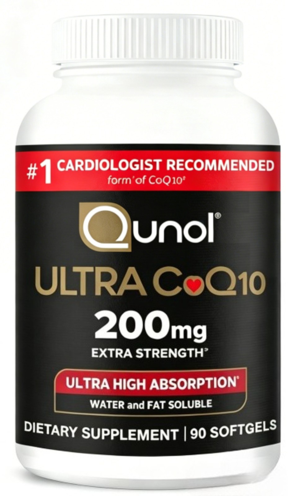 Qunol  Ultra Coq 10 200Mg Softgels Ultra High Absorption CoenzymeQ10 Supplements
