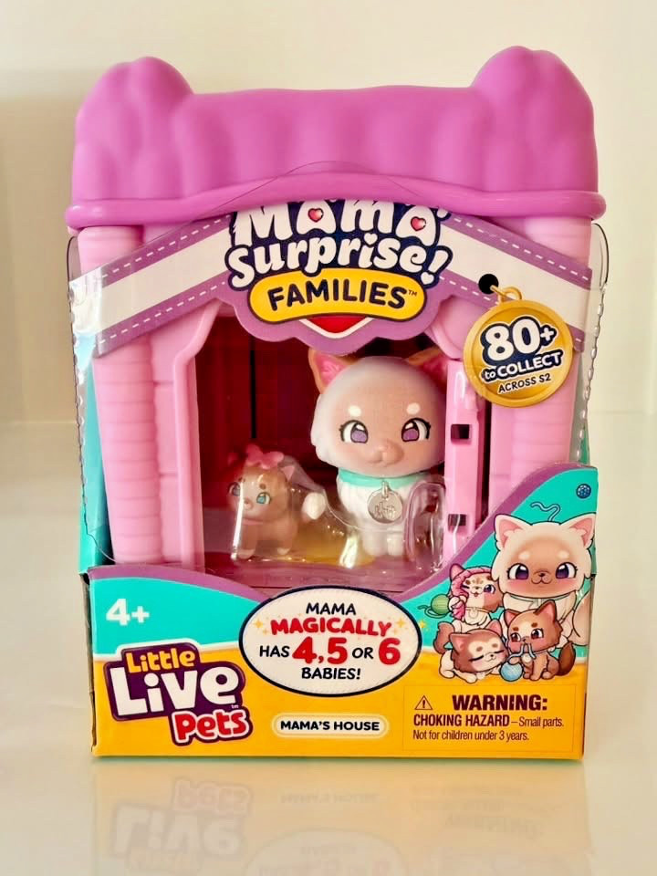 MAMA Surprise Families Little Live Pets CAT & DOG FAMILY Playsets - You PICK