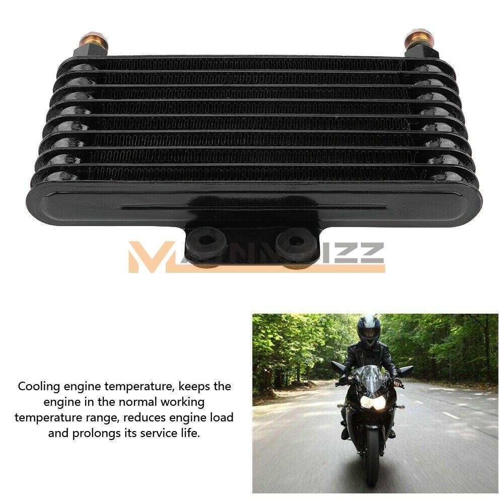 125ml motorcycle oil cooler engine oil cooling radiator system new #fb