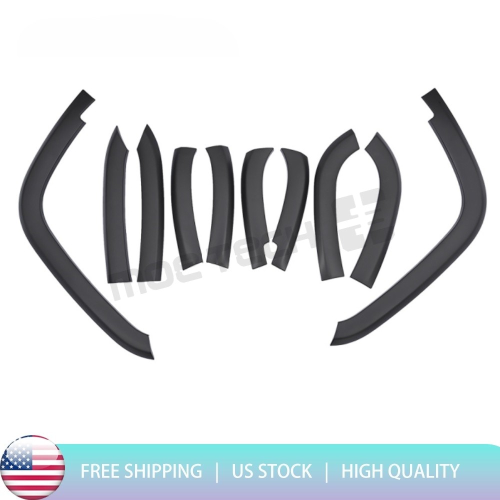 10Pcs Wheel Fender Flare Molding Trim For Jeep Compass 2011-2018