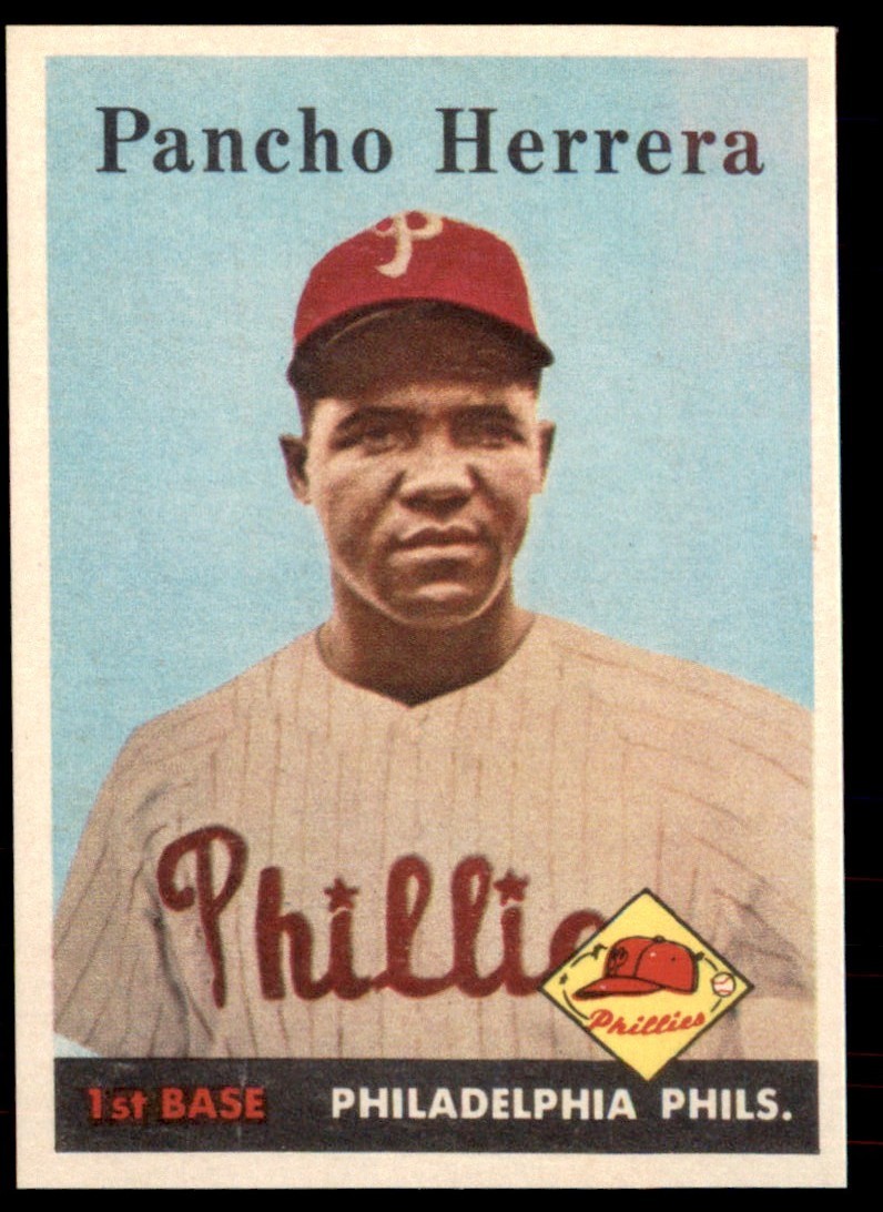 1958 Topps REPRINT Pancho Herrera Philadelphia Phillies #433 | Cuba 1958 Topps REPRINT Pancho Herrera Philadelphia Phillies #433 | Cuba