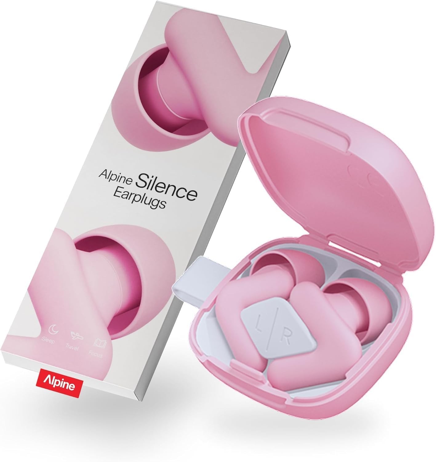 Silence Earplugs for Sleep, Focus and Travel - V-Shape Snug Fit and So