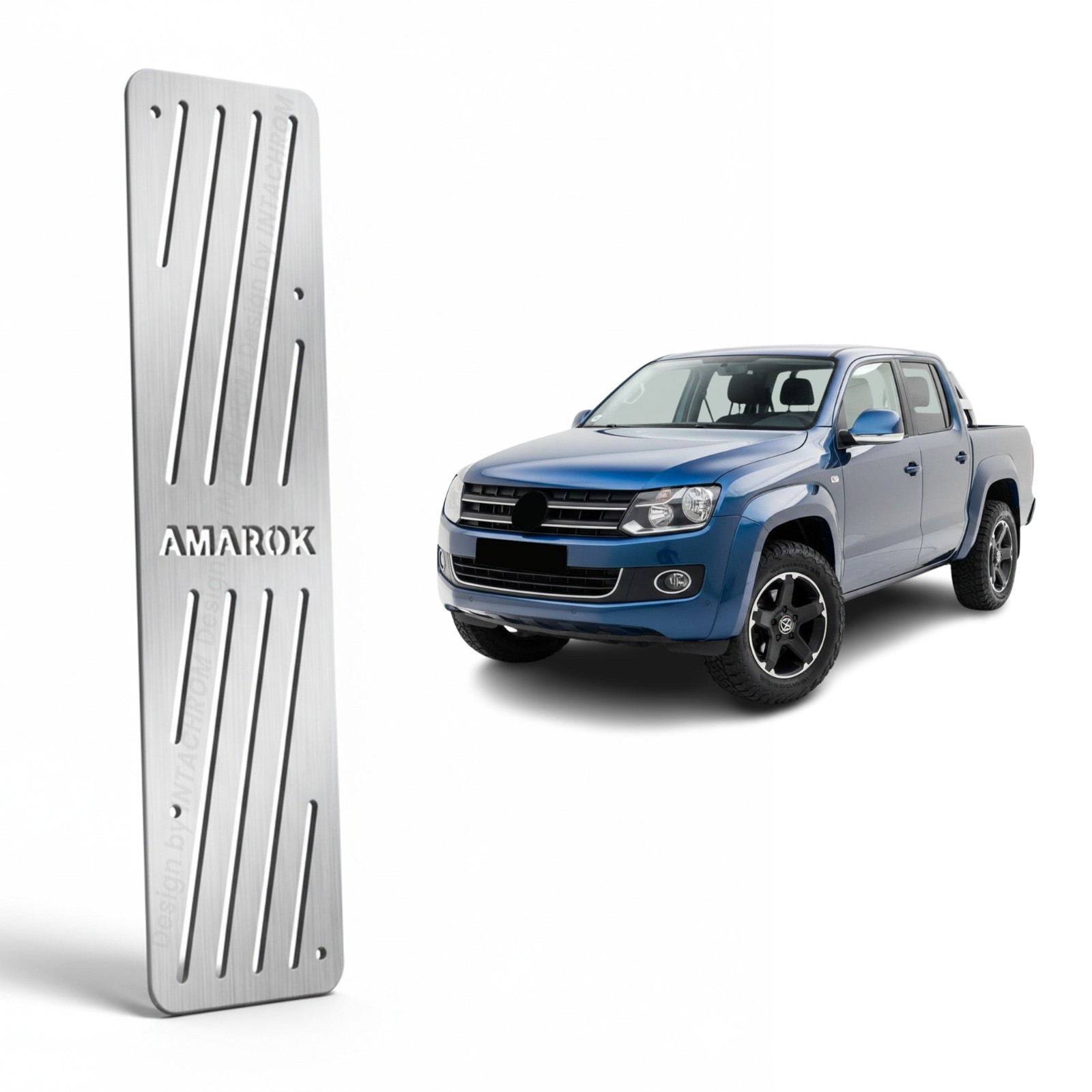 For VW Amarok 2010-2022 Stainless Steel Foot Rest Dead Pedal LHD Only